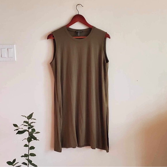 Eileen Fisher Tops - Eileen Fisher Sleeveless Shift Dress Tunic Top Viscose Jersey Knit